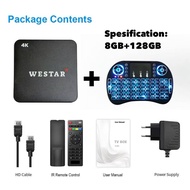 WESTAR Android Tv Box 4K HD Ultra Android STB Smart TV Box Unlock Tv Box Netflix Global