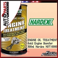 HARDEX HOT10000 PETROL ENGINE OIL TREATMENT 300ML GOLD ENGINE BOOSTER