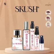 SKUSH PERFUME LA VIE FOR WOMEN ROSE High Quality Perfume Minyak Wangi Berkualiti Extrait De Parfum