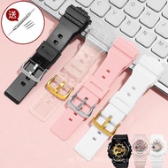 BABY-G Unicorn BA110 BA112 BA100 BA130 Black Gold Women's Silicone Watch Strap Replacement Band for 