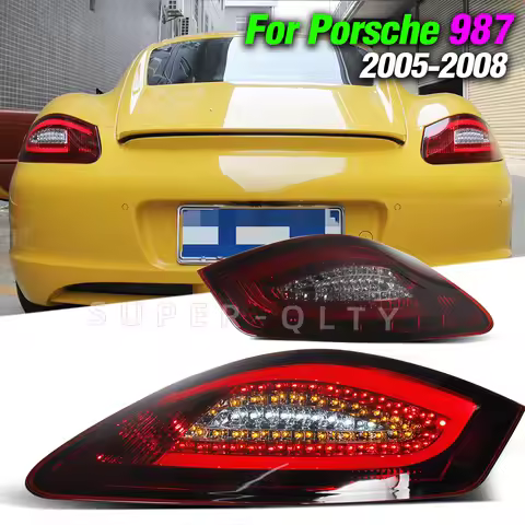 2 PCS Taillights For Porsche 987 2005-2008 Rear Tail Light Lamp Assembly Upgrade Taillights