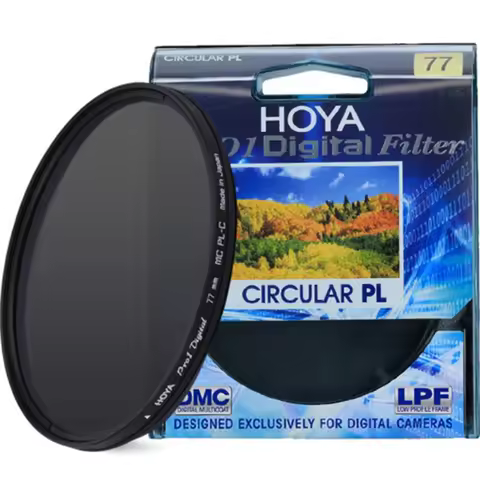 Hoya 77Mm Pro Digital Cpl Circular Pl Camera Lens Polarizer Slim Frame Glass Pro1D Polarize Light Fi