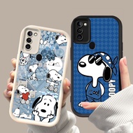 HK-38 Snoopy Luxury shockproof Casing for Infinix Note 50S 50X GT 30 Tecno Camon 12 Spark 4 GO 1 Pov