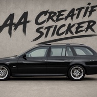 CAR CUTTING STICKER bmw E39 wagon/side style pin stripe alpine