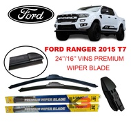 FORD RANGER T7 2015  24''/16'' VINS PREMIUM WIPER BLADE WITH CLIP