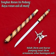 TONGKAT ROTAN ISI PEDANG