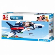Sluban Pesawat Helikopter Aviation Series