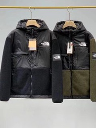 外國預訂 2色選 雙面穿 the north face 羊羔毛/ 防水風褸面拉鍊口袋 拼摺連帽外套
