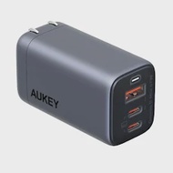 Củ sạc nhanh Aukey 67W, 3 cổng, đen (PA-B6U-BLK)