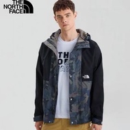 外國預訂 the north face dryvent迷彩刺繡logo 戶外機能 沖鋒衣 外套