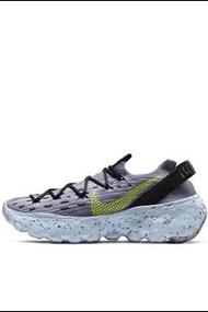 Nike Space Hippie 04 Grey Volt 灰 麻灰 綠 螢光 環保 再生材質 太空 嬉皮 垃圾鞋 flywire 編織 飛線 泡綿 CD3476-001 US8(26cm)
