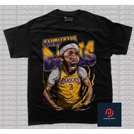 NBA - Anthony Davis LA LAKERS T-Shirt - Shirt - Vintage Basketball Shirt - Cotton Combed 24s