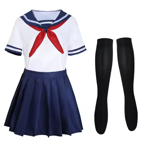 Game Ayano Aishi Cosplay Anime Costume Yandere Simulator Yandere Chan Sailor Suit High School Jk Uni