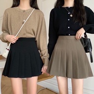 Fashionable female pleated tennis skirt