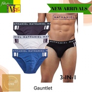 Natasha Brief Nathaniel's Men’s 3pcs Bikini Brief