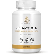 VTC VitaTradingCo. C8 MCT Oil Capsules | Naturally Derived Caprylic C8 Supplement | Coconut Oil Pill