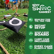 Giant Tic - -Toe Outdoor Game Instant Setup, No Assembly Bean-Bag Toss Games Set,Giant - for Adults