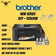 NEW SERIES Brother DCP-T830DW Wireless Printer - Print Scan Copy WiFi Auto Duplex Print ADF AND MP T
