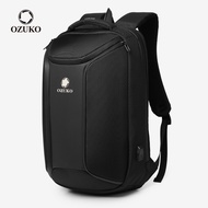 OZUKO Anti-theft Laptop Men Backpack Waterproof USB Charging Outdoor Travel Schoolbag