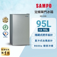 聲寶 SAMPO 95公升單門冰箱 SR-C09(髮絲銀)燦坤線上購物
