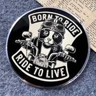Cho Mèo Rider Tr300 Xe Máy Harley Davidson Kim Loại Nhãn Ly Hợp Bìa Sticker Động Cơ Trang Trí In Dec