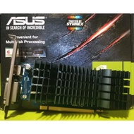 การ์ดจอ ASUS รุ่น Nvidia GeForce GT 1030 2GB DDR5 ไม่ต่อไฟเลี้ยง (no box) สินค้ามือสอง ไม่มีกล่อง