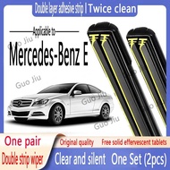Suitable for Mercedes-Benz Double Layer Rubber Strip Wiper Benz E W207/W238/W212/W213 Car Double Rub