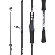 Sougayilang【พร้อมส่งในไทย】6FT/7FT ทอง/เงินหมุน/คันเบ็ดลากสูงสุด 6-12lb รอกตกปลา คันเบ็ด คันตีเหยือปล