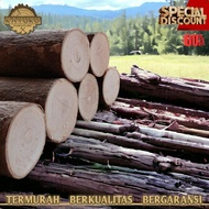 Kayuku Furniture Coated WOOD LOG 5-6 x 25 cm Mahogany WOOD pieces rustic craft decoration
