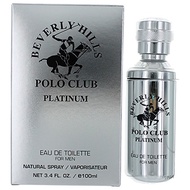 Beverly Hills Polo Club PLATINUM - Cologne for Men with Notes of Cedar, Cinnamon & Orange - Classy &