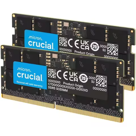 Brand new fast shipping 64GB DDR5 SODIMM RAM Kit 2x32GB 4800MHz CL40 Laptop Memory for 12th Gen Core