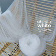 DEFA kain tile tulle polos halus jatuh kiloan murah per setengah kilo 0.5 kg