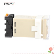 PEONYSG Time Relay, DH48S‑2Z with Socket Base Digital Time Relay, Precision Timing 220V 0.01S-99H99M