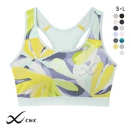 Wacoal CW-X Support Type MEDIUM wireless half top sports bra HTY020 (Sizes S-L)(40HTY020)(Direct fro
