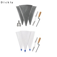 [Dickly] Tile Grout Bag Portable Easy to Use Cement Sealer Bag Brick Jointer Mortar Bag for Grouting