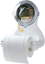 123Arts Soft Plastic Dinosaur Astronaut Toilet Paper Holder Roll Paper Holder Wall Mount