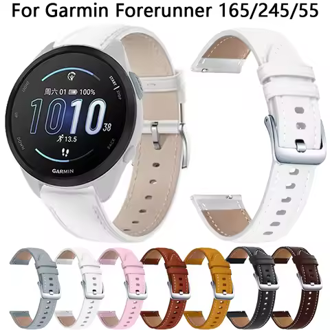 For Garmin Forerunner 165 245 645 55 Smartwatch Strap for Venu 2 Plus SQ 2 Vivoactive 3 5 HR 20mm Ba