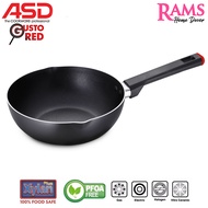ASD 20cm Non Stick Gusto Red Deep Wok Pan / Kitchenware / Cookware / Kitchen Tools / Households / Di