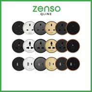 ZENSO QLine Power Track 13A Socket / Universal Socket / USB + Type C Socket