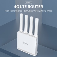 Plery 4G SIM Card Router,Wireless AX300 4G LTE WiFi Router Modem with Sim Card Slot WiFi6 4G Routers