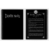 Death note spiral notebook / death note destiny notebook / death note drawing notebook death note / 