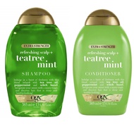 OGX Refreshing Scalp Tea Tree Mint Shampoo or Conditioner 385ml