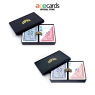 Copag Legacy 4-Color 100% Plastic Playing Cards - Poker Size Double Deck Set Poker Cards