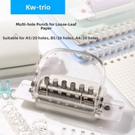 KW-TRIO | Creative Puncher for Student Use A4/A6 Notebook Support 6 Holes/9 Holes
