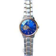 [Powermatic] Orient Classic Mechanical Stainless Steel Blue Automatic Two Tone Rose Gold Men's Watch RA-AG0433L