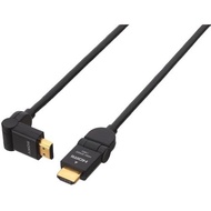 Sony Ethernet compatible swing type HIGH SPEED HDMI cable HE10H 1.0 m black DLC-HE10H/B