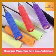 Fefe- Handgrip Handuk Menyerap Keringat/Grip Raket Badminton Karet - Grip Tulang Bulutangkis Anti Sl