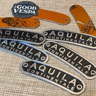 VESPA 60-AN REAR SEAT AQUILA EMBLEM