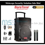 Baretone MAX10C 10'' Active Portable Speaker 100W With 2pcs Mic