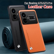 For Realme GT3 GT5 Pro GT5Pro Neo5 Neo5SE 2023 2024 Luxury Leather Phone Case Casing Shockproof Full